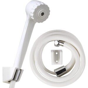 HealthSmart Handheld Shower Head With 6 Foot Hose & Adjustable Pressure